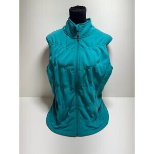 Athleta Women’s 2XL Teal Vest Full Zip Lightweight Outerwear Plus Size